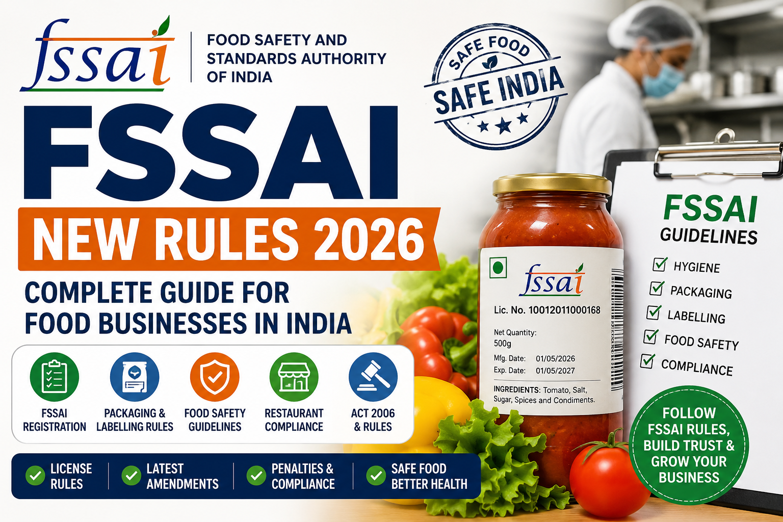 FSSAI New Rules 2026 | FSSAI Rules and Regulations | FSSAI Packaging and Labelling Regulations