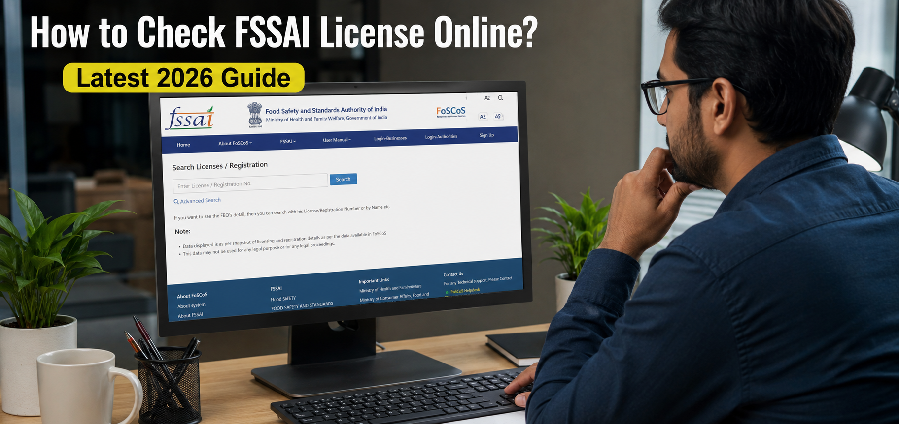How to Check FSSAI License Online? Latest 2026 Guide