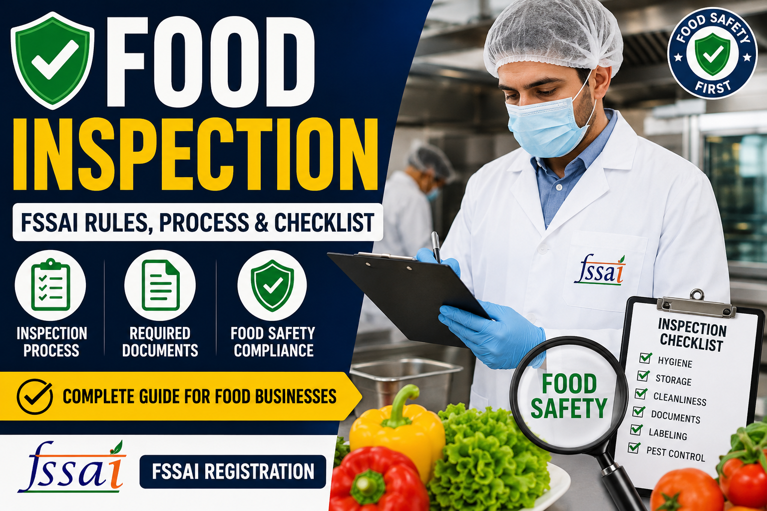 Food Inspection Guide 2026 | FSSAI Rules | Process and Checklist
